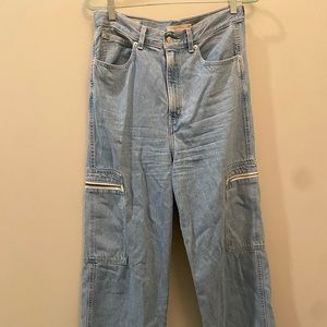 Levi’s Utility High Loose light wash size 30
